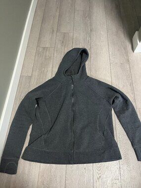 Lole 3/4 Zip Or 1/2 Zip Hoodie Size Extra Large Gray Color EUC Womens Zip Up